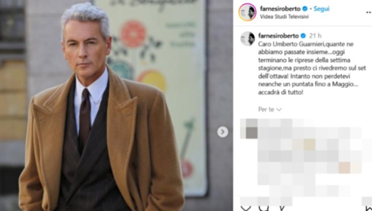 Roberto Farnesi su Instagram